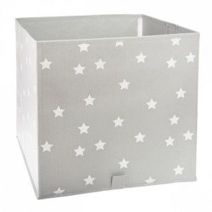 Atmosp ra Bac de rangement pliable gris étoiles