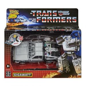 Hasbro Transformers Générations de Jouets – Transformers Collaborative : Retour vers Le Futur Mash-Up, Gigawatt – Retour vers Le future-35 – À partir de 8 Ans, 5,5".
