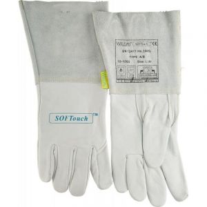 Weldas Lot gants de soudeur 1 carton(s) de 5 paire(s) gants de soudeur taille l (9) nature - nordwest
