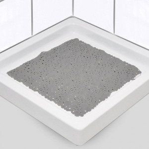 Tendance Tapis fond de douche Galet Gris