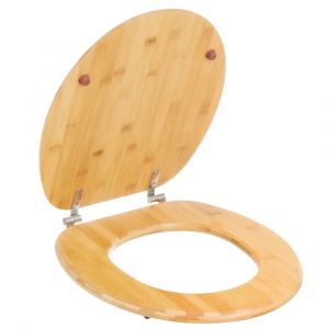 Wadiga Abattant WC bambou 37x44x5cm