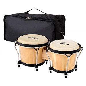 Image de Xdrum Bongo Club standard nature SET incl. housse pour bongo