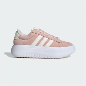 Adidas Chaussures Grand Court Platform rose blanc femme - 42