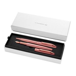Pelikan 821872 Set stylo-plume et stylo-bille Jazz Noble Elegance K36+P36 Rose