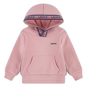 Levi's Lvg Meet And Greet Taping Sweat à Capuche Bébé Fille, Glaçage Rose, 12 Mois