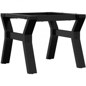 VidaXL Pieds De Table Basse Cadre En Y 40x40x33 Cm Fonte