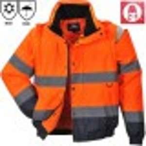 Image de Portwest Blouson 2 en 1 Haute visibilité Orange/Marine XXL