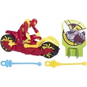 Hasbro Iron Spider avec Moto Lance-Toile - Spider-Man : Web Warriors 2660