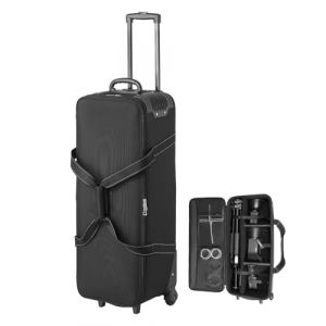 Valise à Roulettes pour Équipement de Studio-VEVOR-91x30x355 cm-pour Pied Éclairage Trépied Télescope