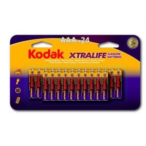 Image de Kodak Lot de 24 Piles alcaline XTRALIFE LR03/AAA - 1,5V