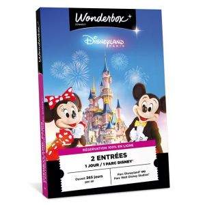 Connect Ticketbox - Disneyland Paris - Journ&eacute;e en Duo 1 Parc Disney - Coffret Cadeau - Id&eacute;e Cadeau Divertissement