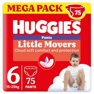Huggies Pannolini Mutandina Ultra Comfort Taglia 6 Megapack 75 Pannolini