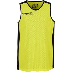 Image de Spalding Essential - Maillot réversible - Homme - Noir (Jaune Néon) - XXXL