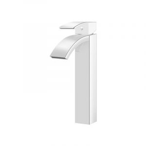 SILLA Mitigeur lavabo moderne en Laiton, cascade, Chromé