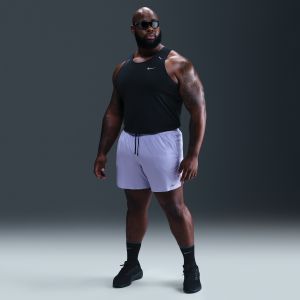 Nike Short de running avec sous-short int&eacute;gr&eacute; 18 cm Dri-FIT Stride pour homme - Pourpre - Taille XL - Male