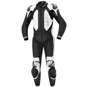 Image de Held Combinaison 2 pièces cuir YAGUSA noir/blanc - FR-50