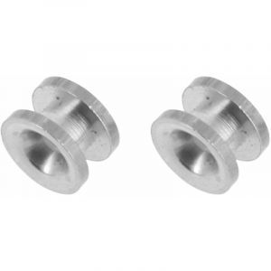 Cyclingcolors 2x Passe fil tête débroussailleuse diamètre 4 mm 16 mm hauteur 9 mm Jardin Parc Entretien Œillet aluminium, tête 3 fils