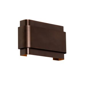 Qazqa Applique bronze foncé 2 lumières