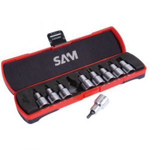 Image de Sam Outillage Coffret De 9 Douilles Tournevis Empreintes Torx De 20 A 60