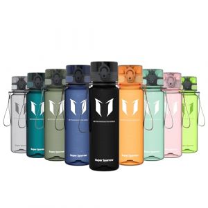 Super Sparrow Bouteille d'eau - Gourde - 500ml - sans BPA - Convient pour Le Sport, la randonn&eacute;e, l'&eacute;cole, Le Bureau, en Plein air