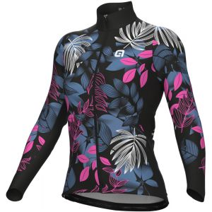 Image de Alé Cycling PR-R Green Garden Maillot à manches longues Femme, noir/Multicolore S Maillots route