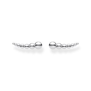 Thomas Sabo Boucles d'oreilles pour femme en argent sterling 925, 1,60 cm, Argent sterling, Non applicable,