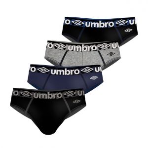 Umbro Lot De 4 Slips Homme En Coton Uni