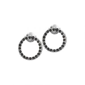 Jacques Lemans Boucles d'oreilles à fermoir à poussette SE-O121D 925 Argent