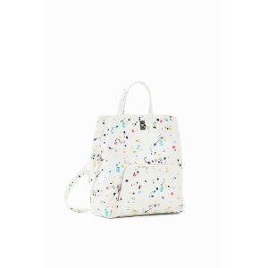 Desigual Sac &agrave; dos Femme Blanc Textile SF19517