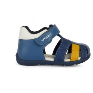 Geox Bébé B Elthan garçon C Sandale, Jaune Avio, 23 EU