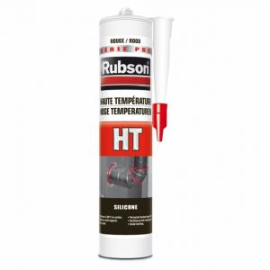 Image de Rubson Mastic pro hautes températures HT rouge