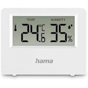 Hama Thermomètre et hygromètre - Ebro - Numérique - Intérieur/Extérieur - Blanc