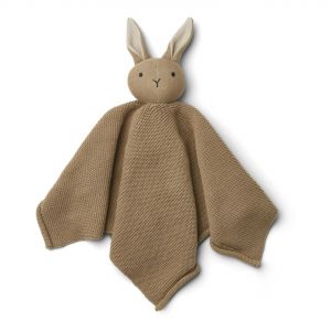 Image de Liewood Doudou lapin Milo en coton bio - Beige Beige