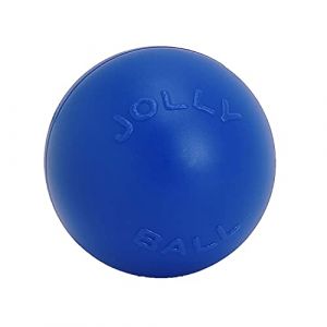 Jolly Pets Ball Push-n-Play Jouet pour Chien Bleu 15 cm