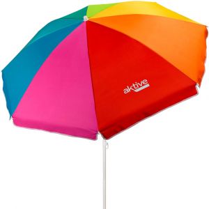 Aktive Parapluie Coupe-vent Beach 180cm Uv50 Protection One Size Multicolor