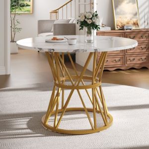 Image de Buffet en bois avec portes en rotin et tiroirs