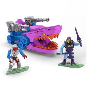 Mattel Mega Construx - Les Ma&icirc;tres de l&rsquo;Univers - Squalor - Coffret de Construction avec Tank-Requin de Skeletor, Chenilles, Canons Laser - Cadeau d&egrave;s 8 ans, HDK07