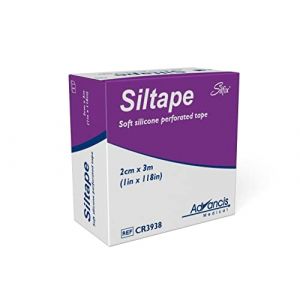 Image de 3M SILTAPE Ruban adhésif perforé en silicone souple 2 cm x – 2 cm x