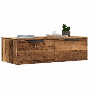 VidaXL Armoire Murale Chêne Artisanal 68x30x20 Cm Bois D'ingénierie
