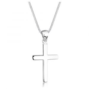 Image de Elli Collier Femme Croix Pendentif Classique en Argent Sterling 925