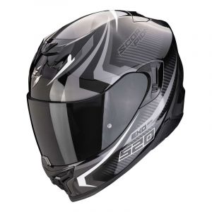 Scorpion Casque intégral Exo-520 Evo Air Terra noir/argent/blanc- S