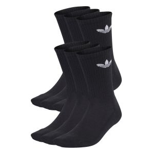 Adidas Originals Lot de 6 paires de Chaussettes, Black - Taille M