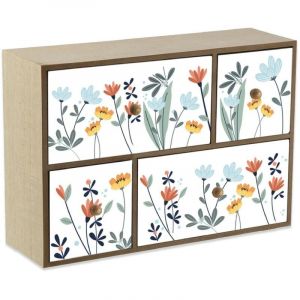 Versa Boîte à bijoux Selene 11 x 32 x 32 cm Bois mdf