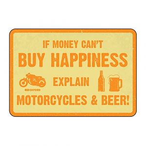 Oxford Plaque métallique Buy Hapiness