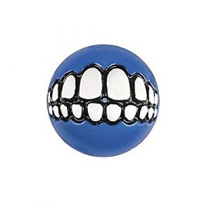 Rogz Grinz Balle pour Chien Grand Format 7,8 cm, Bleu