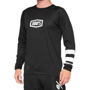 100% R-Core Youth Jersey SS22 - Noir - blanc - XL, Noir - blanc