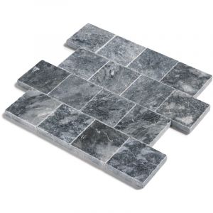 Pav&eacute; Pierre Bleu Gris Adana 15,25x15,25x3 Cm (au M&sup2;)