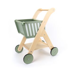 Chariot de courses en bois pour enfants