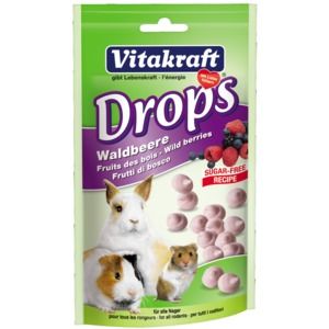 Drops lapins nains fruits des bois Vitakraft 75g