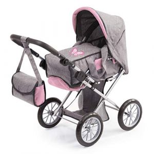 Bayer Dolls Pram - City Star - Grey (13633aa)